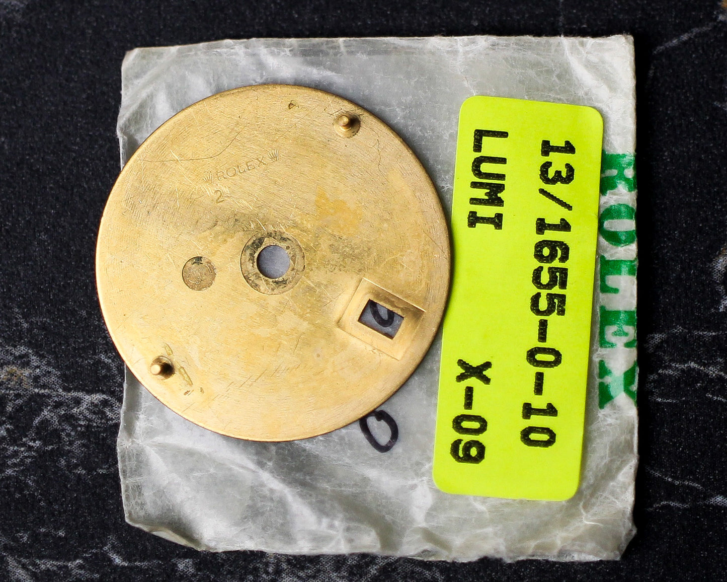 NEW Rolex 13-1655-0-10 Service Dial Explorer II Steve McQueen 1655 Quadrante Luminova