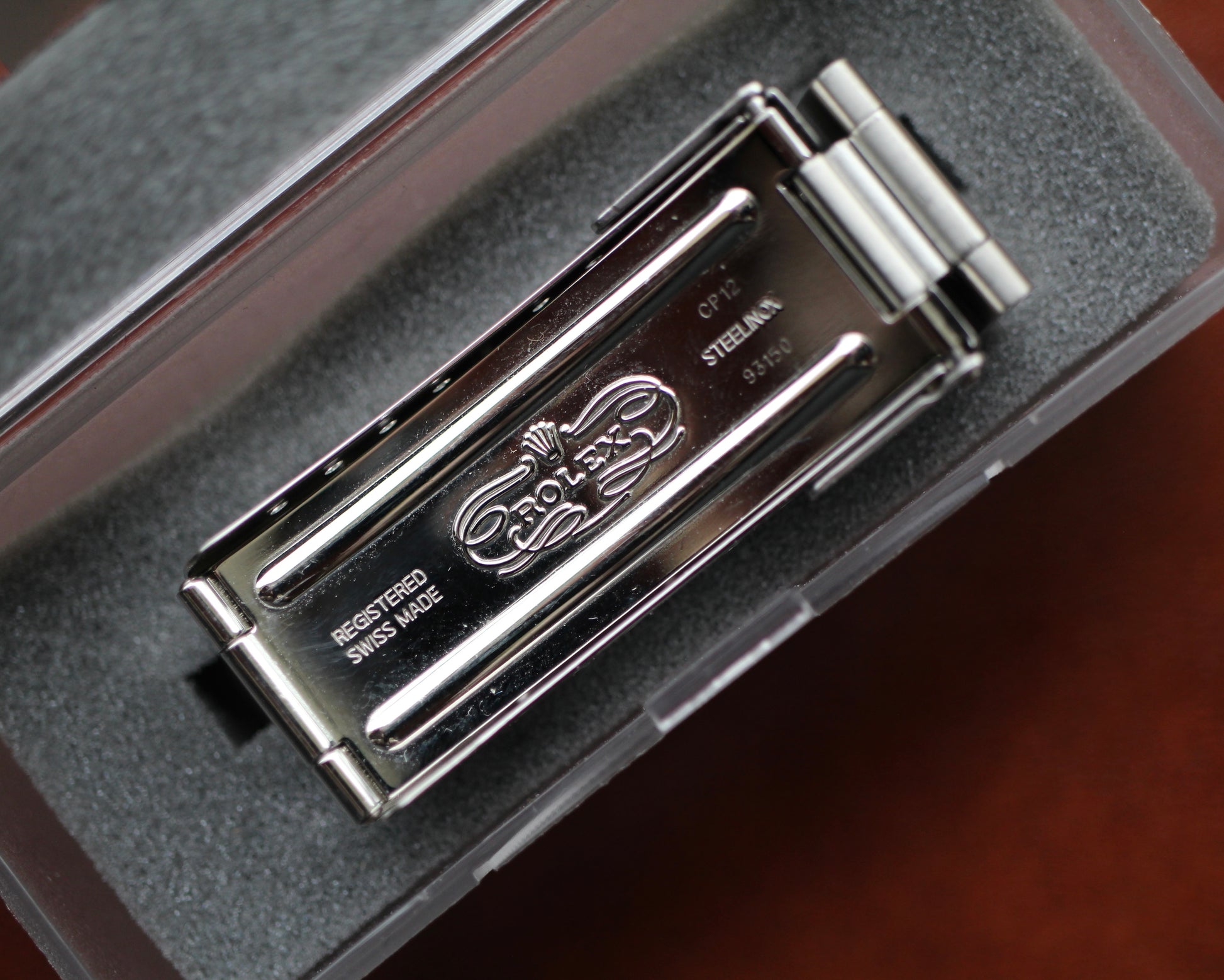 NEW Rolex 93150 Submariner Sea-Dweller Clasp B32-20730-N1 Chiusura Bracciale Oyster In Blister