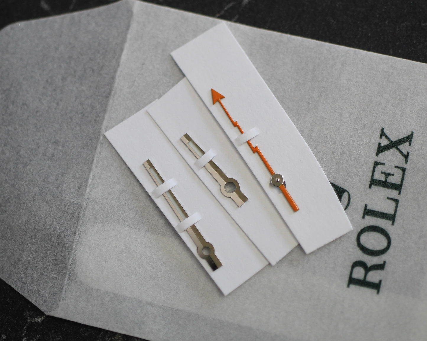 NEW Rolex 410-116400 Milgauss Set Lancette 116400GV Kit Luminova 3131