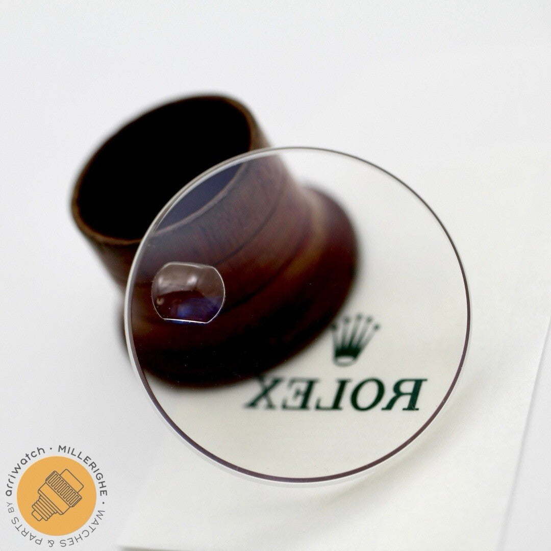Rolex Vetro Zaffiro 25- 7042 GMT 126720 Sprite Mancino Cyclope 9H LOGO + AR
