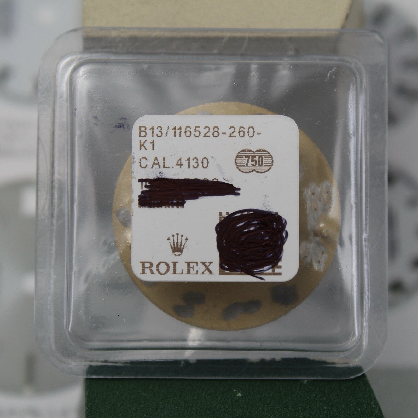 NEW Rolex Daytona 116518 116528 Quadrante Blu Racing Chromalight Originale Blist