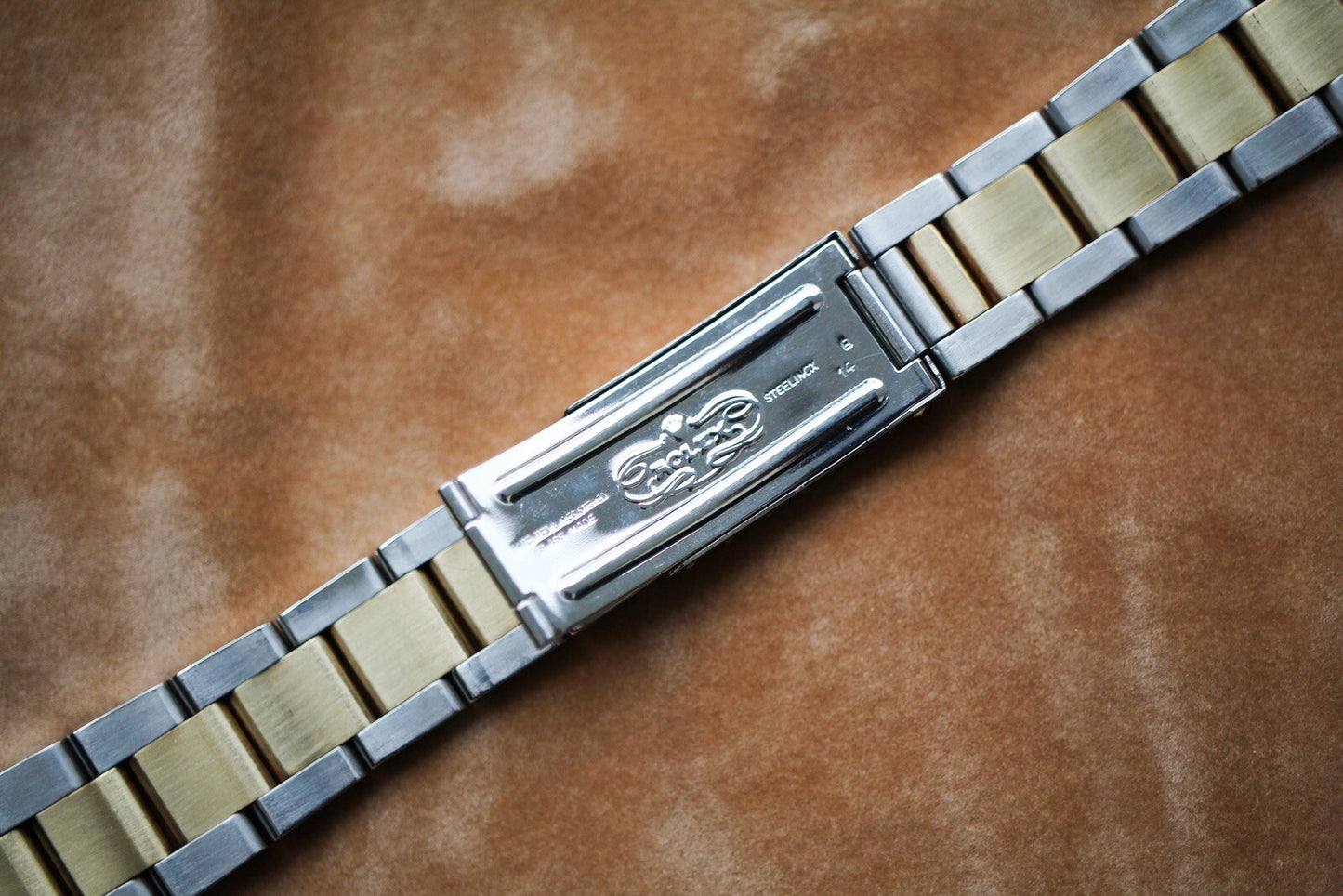 Rolex 78363 GMT 1675-3 Steel Gold Vintage Bracelet Year 1977 Endlink 480 Oyster
