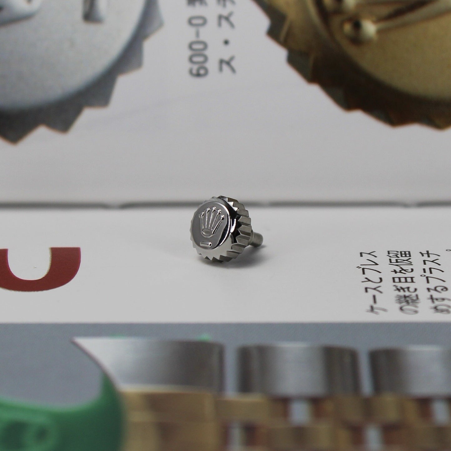 Rolex 24-531-0 New Model Original Steel Crown Corona Acciaio Genuine