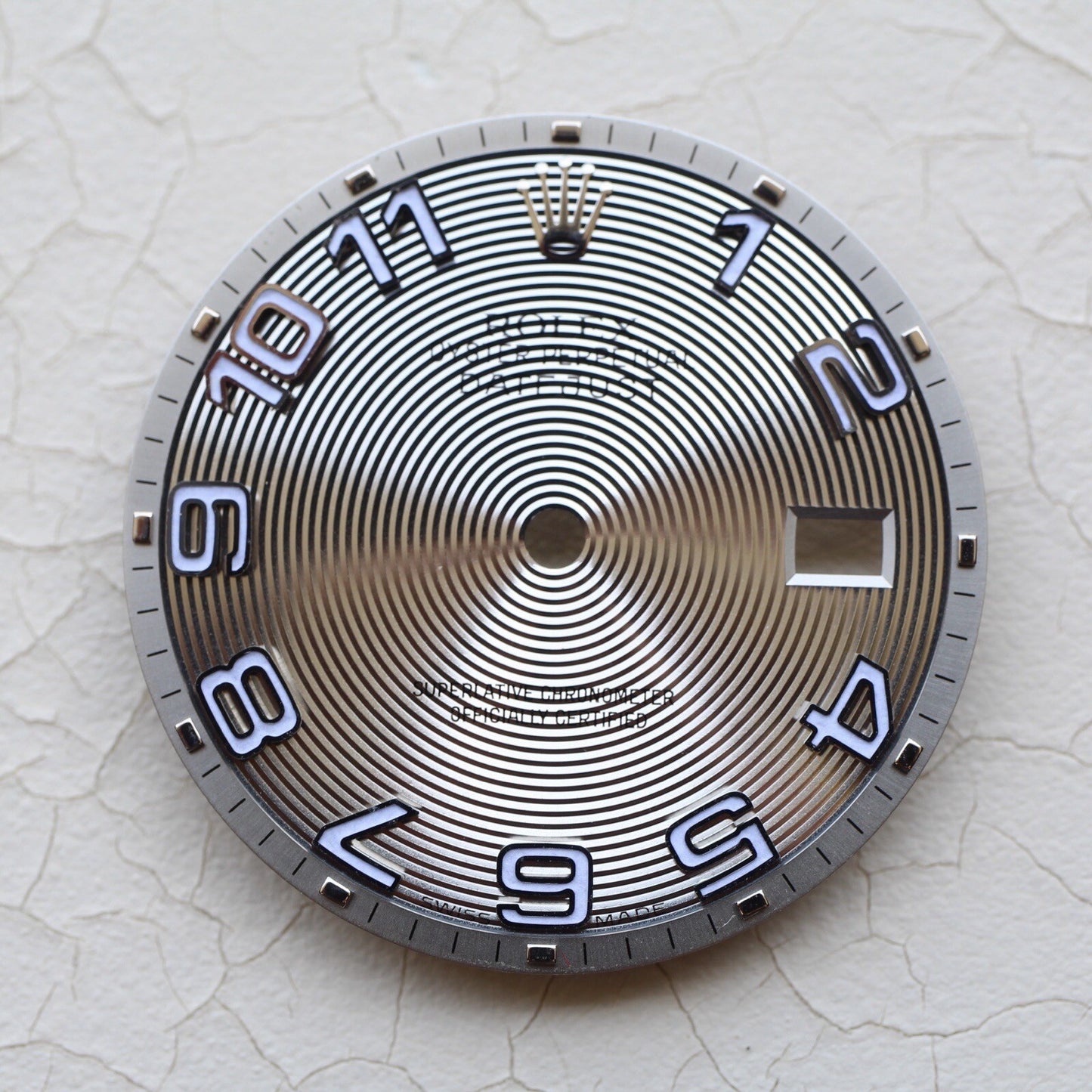 Rolex Datejust Quadrante Grigio Concentric Dial Numeri 116200 116234 Silver