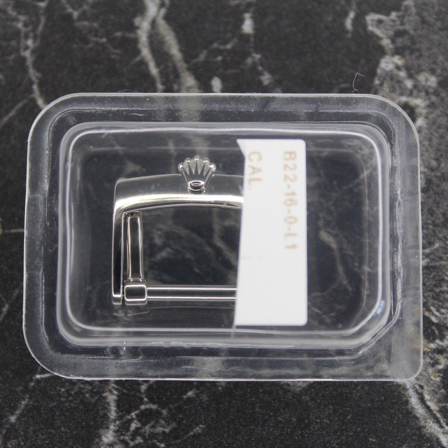 NEW Rolex B22-16-0-L1 Fibbia Acciaio Attacco Cinturino 16mm Originale In Blister