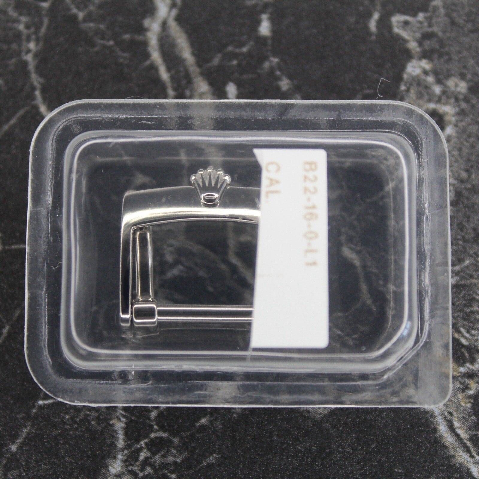 NEW Rolex B22-16-0-L1 Fibbia Acciaio Attacco Cinturino 16mm Originale In Blister