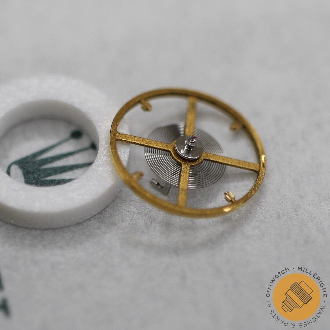 NEW Rolex 3135- 432 Bilanciere Completo Originale Spirale Bianca Ricambio NOS
