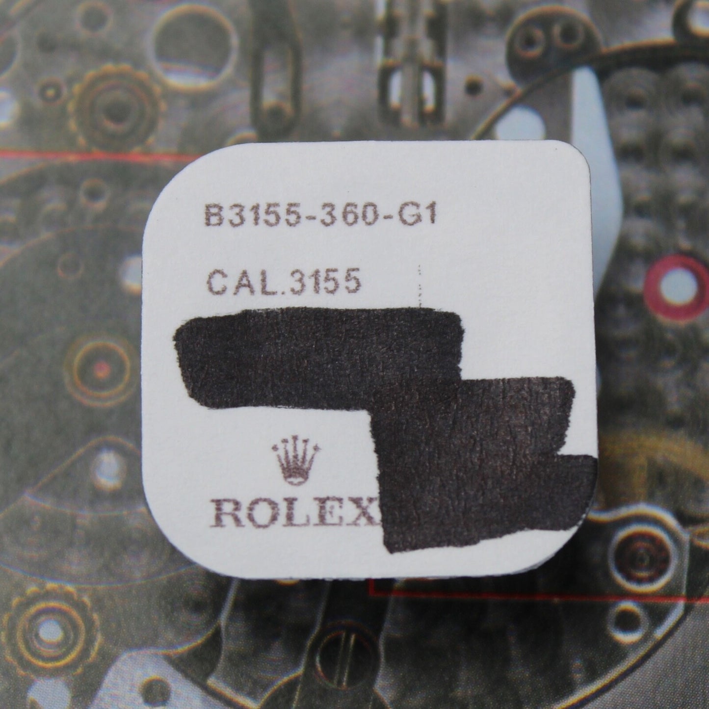 NEW Rolex 3155-360 Ruota Dei Secondi Nuovo In Blister 3131 3136 3156 3186 3187