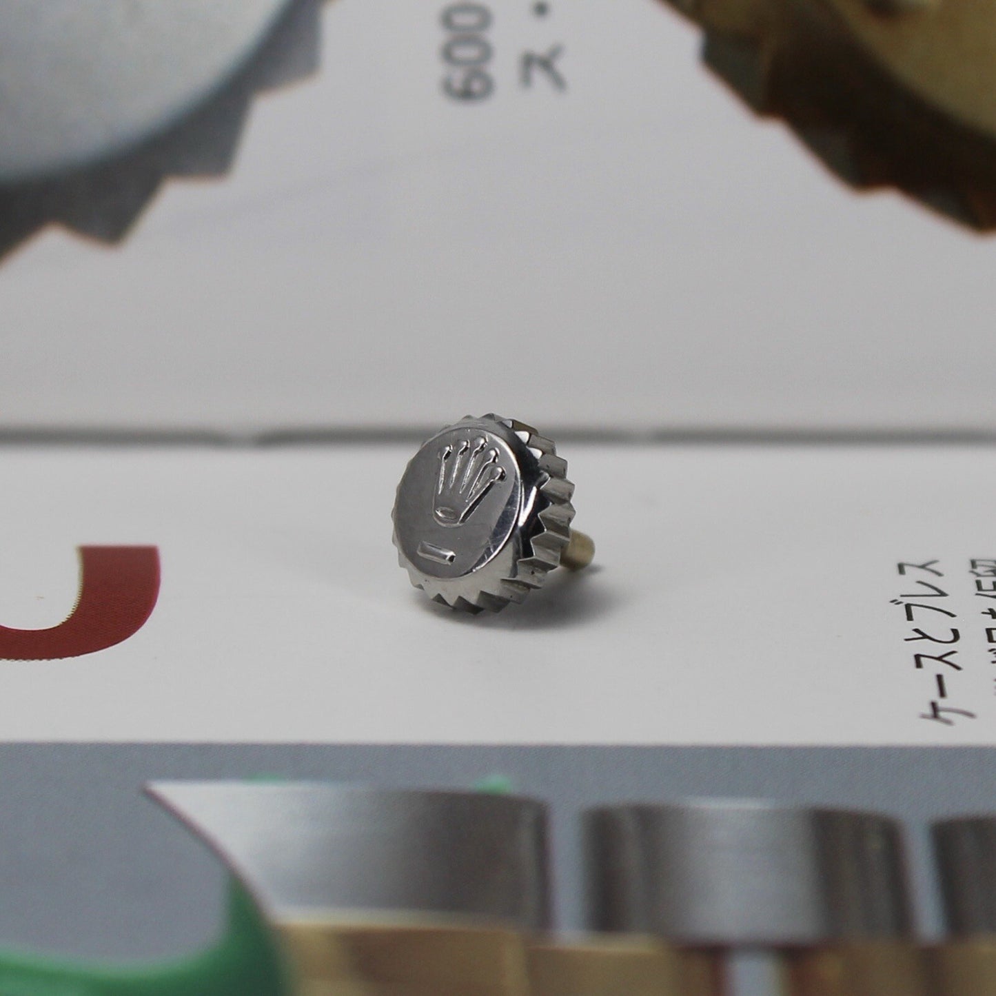 Rolex 24-603-0 Corona Acciaio Originale 6mm GMT Datejust Explorer Genuine