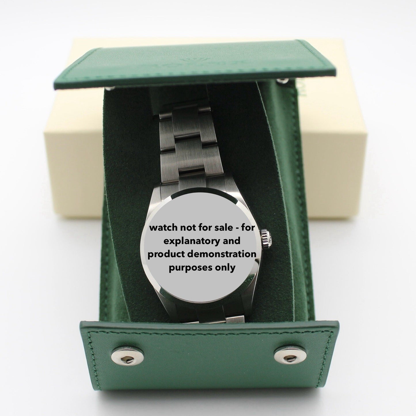 BRAND NEW Rolex Watch Leather Travel Case Box Custodia Astuccio Porta Orologio