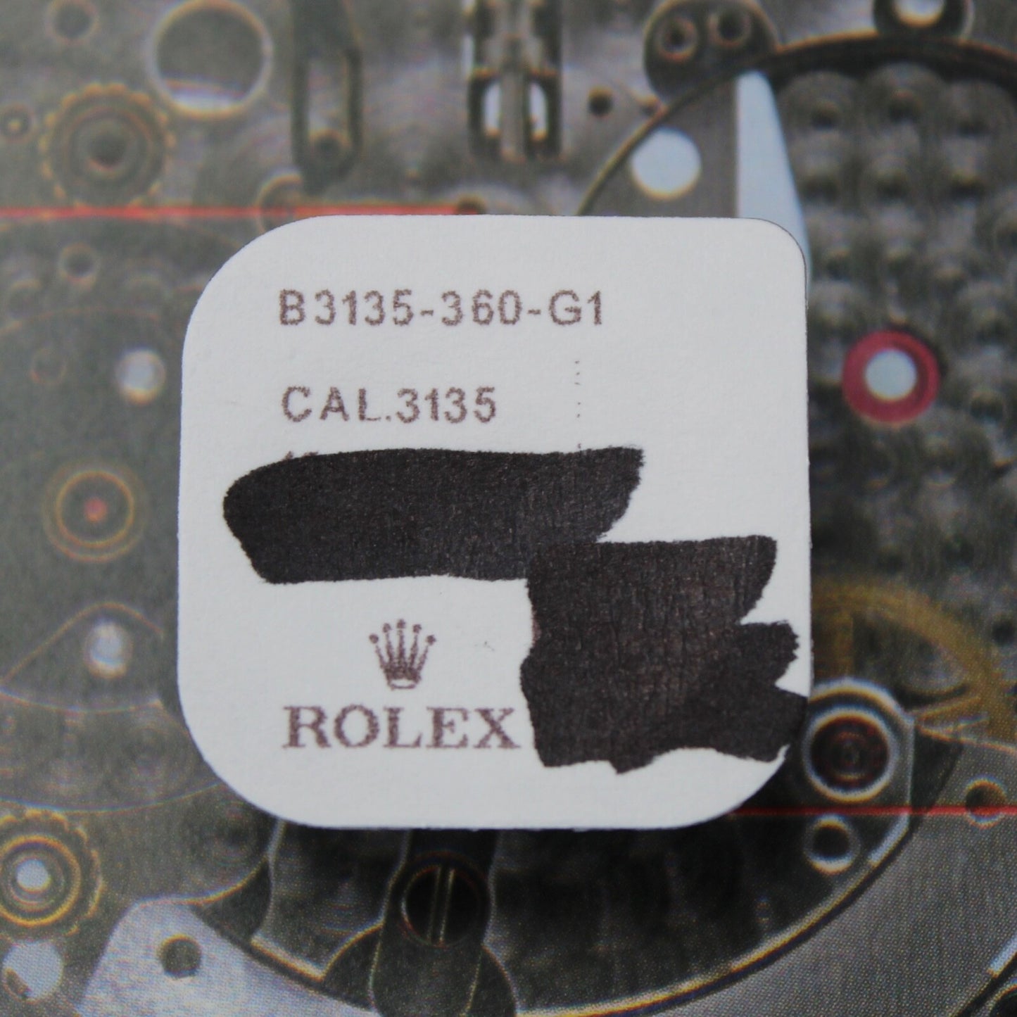 NEW Rolex 3135-360 Ruota Dei Secondi Nuovo In Blister