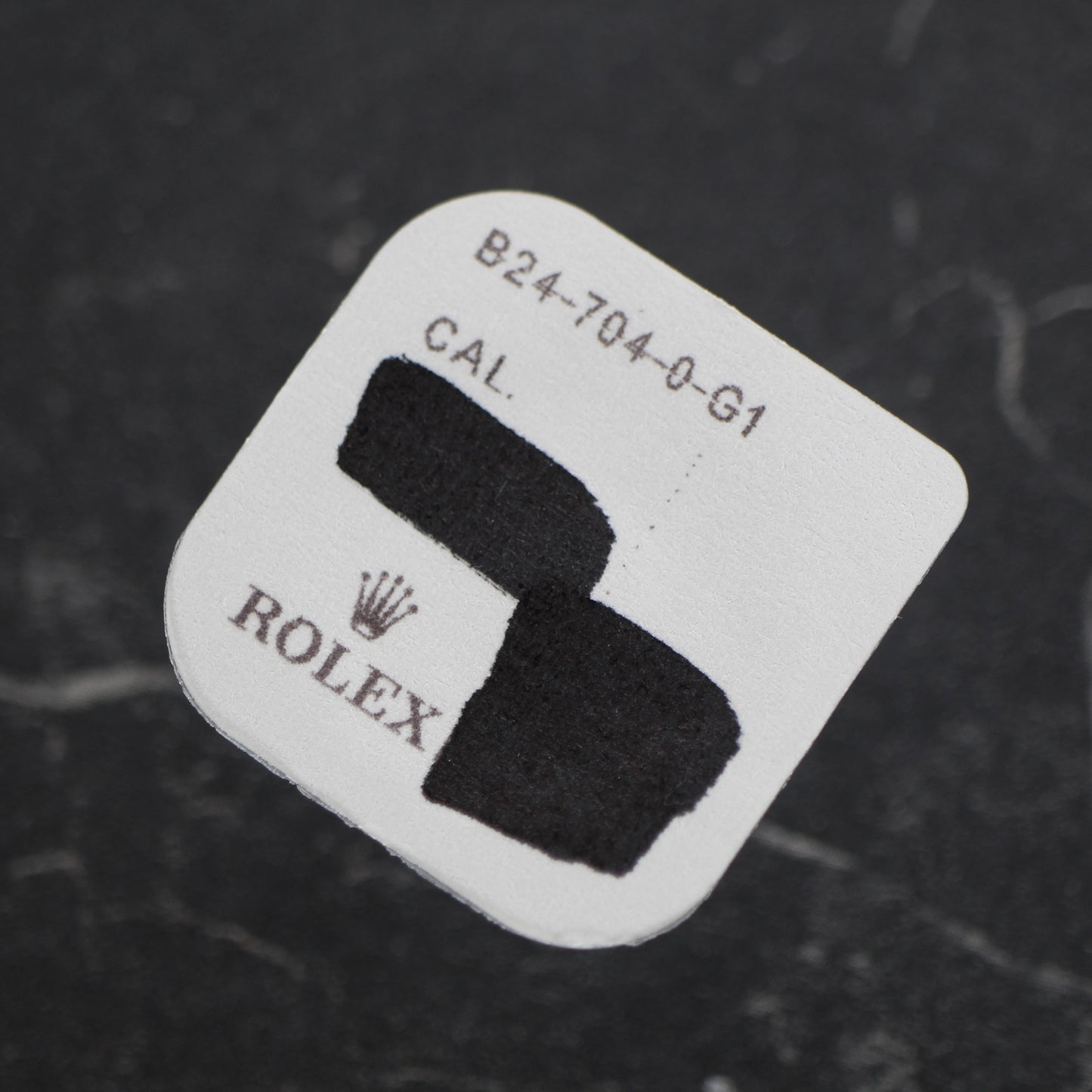 NEW Rolex 24-704-0 Corona Acciaio Nuova In Blister