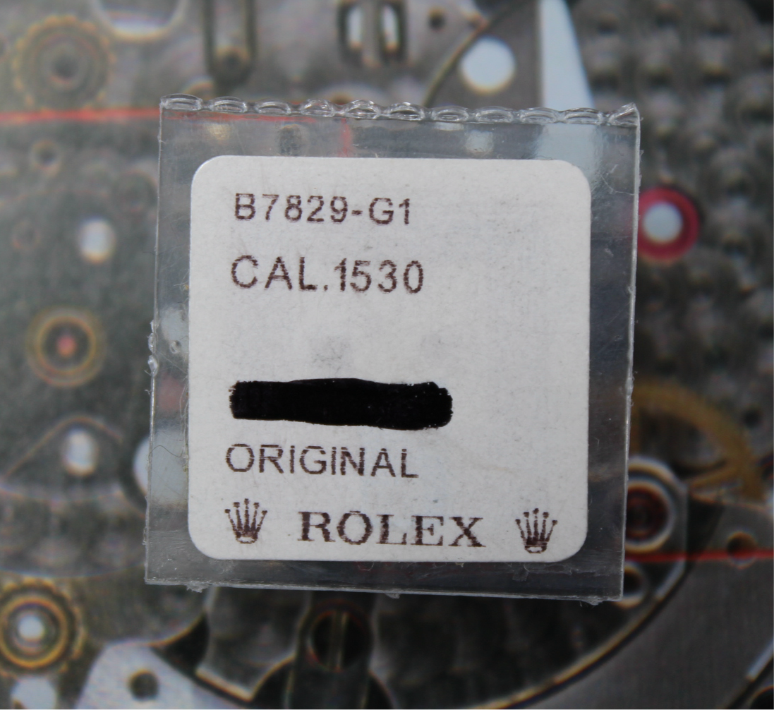 NEW Rolex 1530-7829 Ruota Di Centro & Pignone Calzante H2.23 Nuovo In Blister