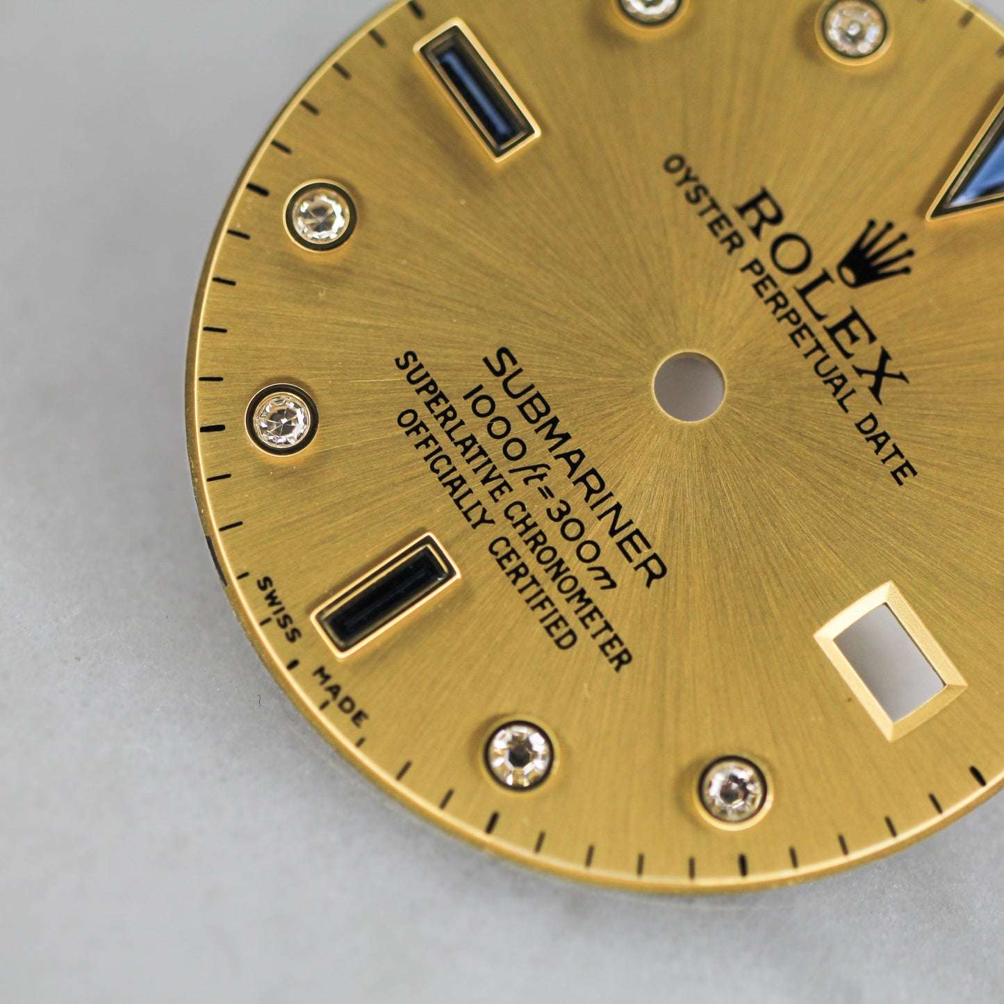 Rolex Serti 16613 - 16618 Submariner "Sultan" Quadrante Zaffiri e Brillanti