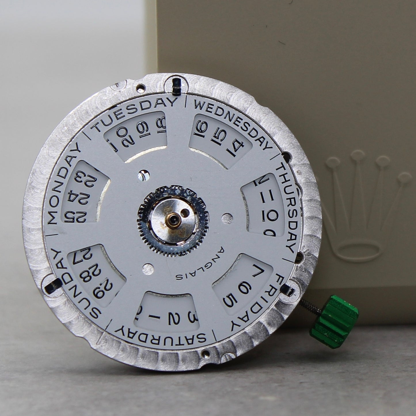 Rolex 3156 Movimento Completo Day-Date 40mm ref. 218xxx Calendario Inglese Bianco