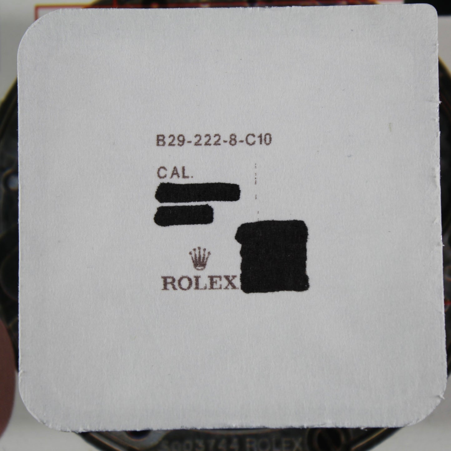 NEW Rolex 29-222-8-C10 Guarnizione del fondello Yacht-Master Nuova in Blister x1pc