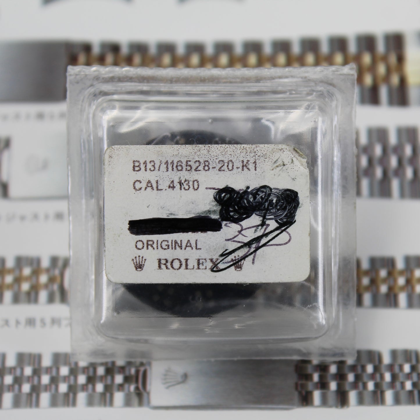 NEW Rolex 13-116528-20 Daytona Quadrante Nero Racing 116509 116519 Luminova Dial In Blister