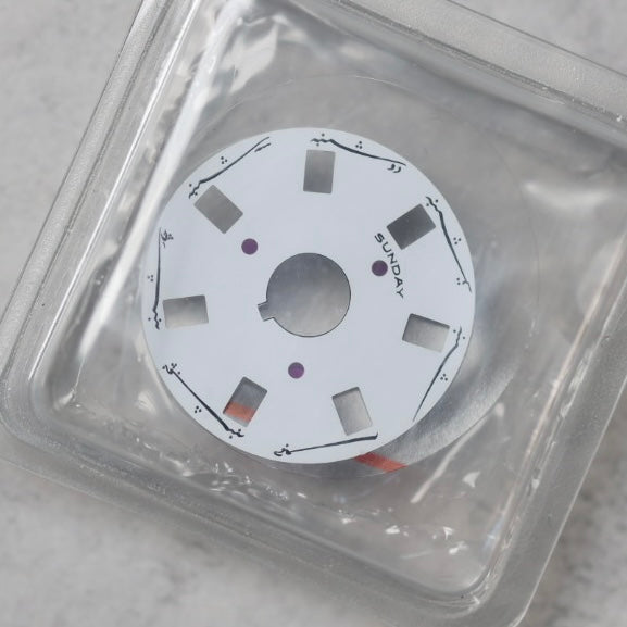 NEW Rolex 3055-5135-226 Disco Indicatore Giorni Data DAY-DATE Bianco Persiano