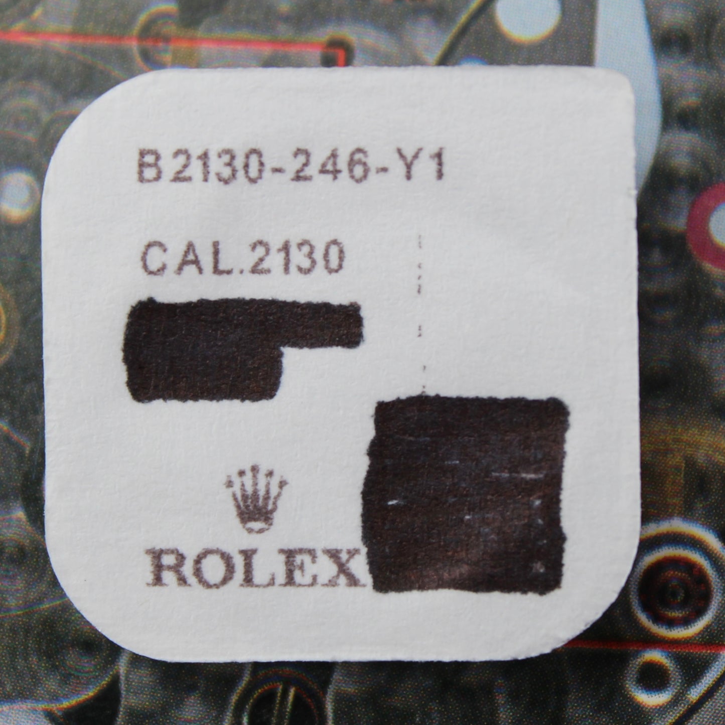 NEW Rolex 2130-246 Bottone della Molla di Arresto del Bilanciere Nuovo In Blister