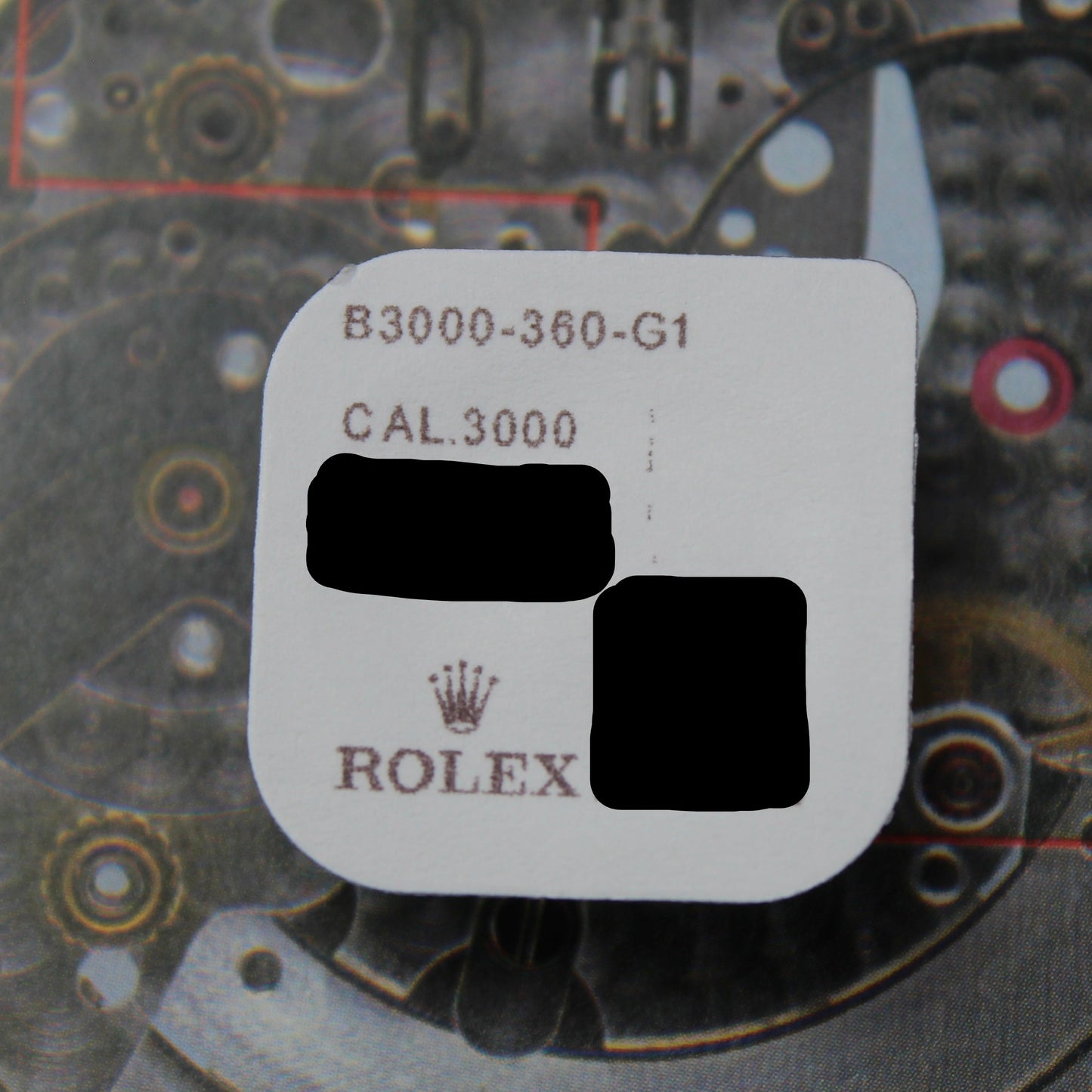 NEW Rolex 3035 3000-360 Ruota dei Secondi Nuovo In Blister