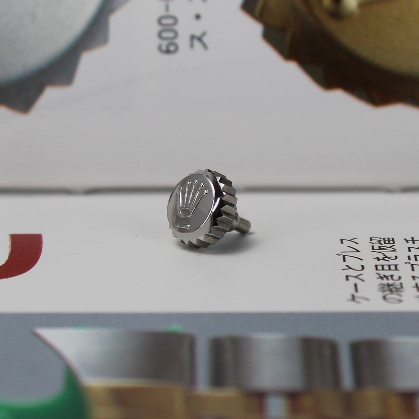 Rolex 24-603-0 Corona Acciaio Originale Usata 6mm