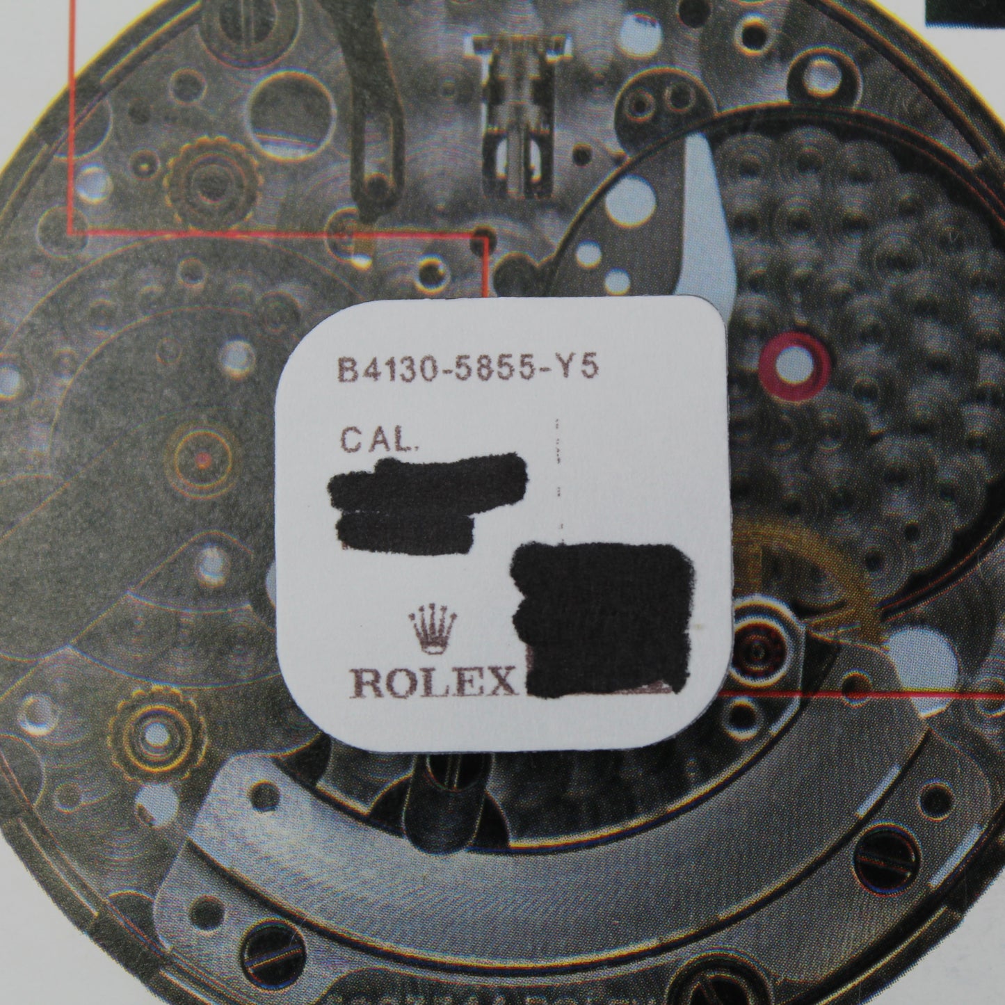 NEW Rolex 4130-5855 Vite della Ruota a Colonne Nuovo In Blister x1pc