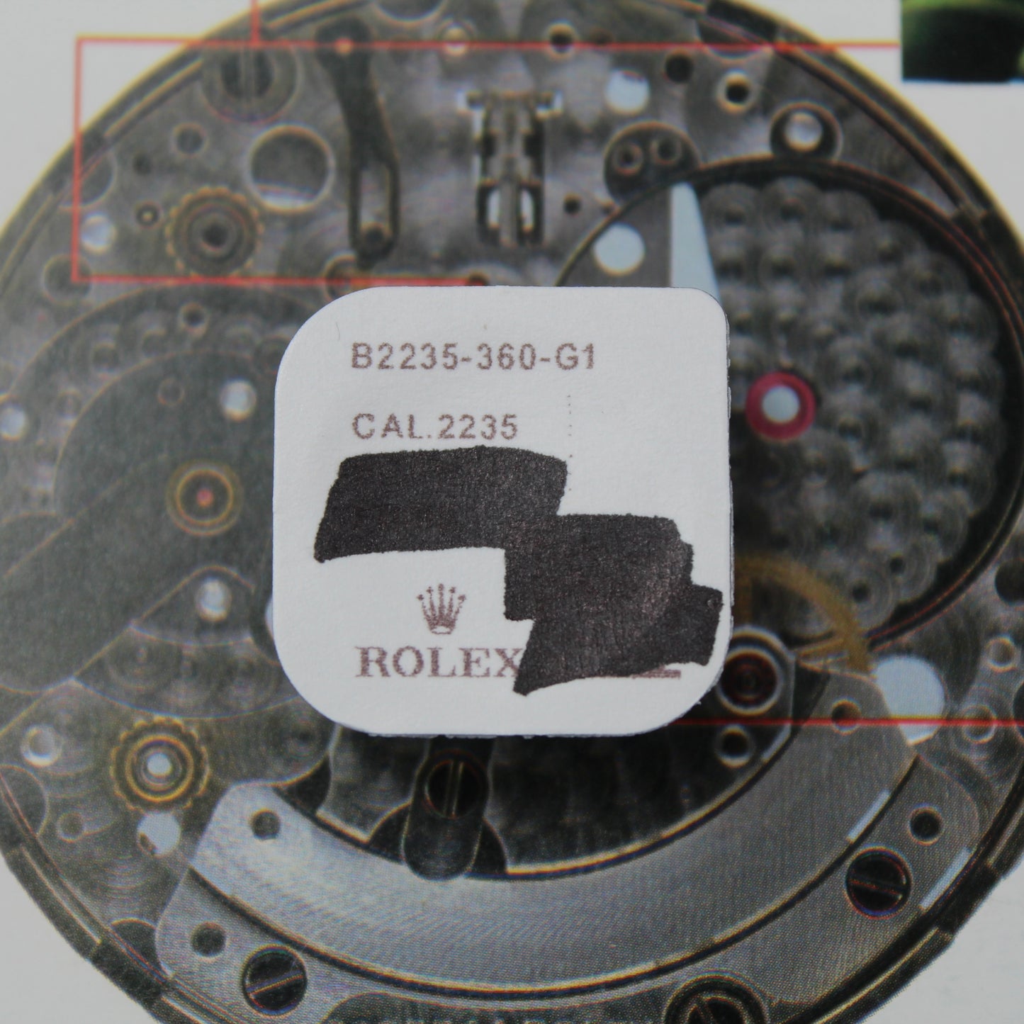 NEW Rolex 2235-360 Ruota dei secondi Originale In Blister