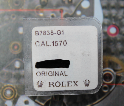 NEW Rolex 1570-7838 Pignone Dei Secondi Centrale Nuovo In Blister