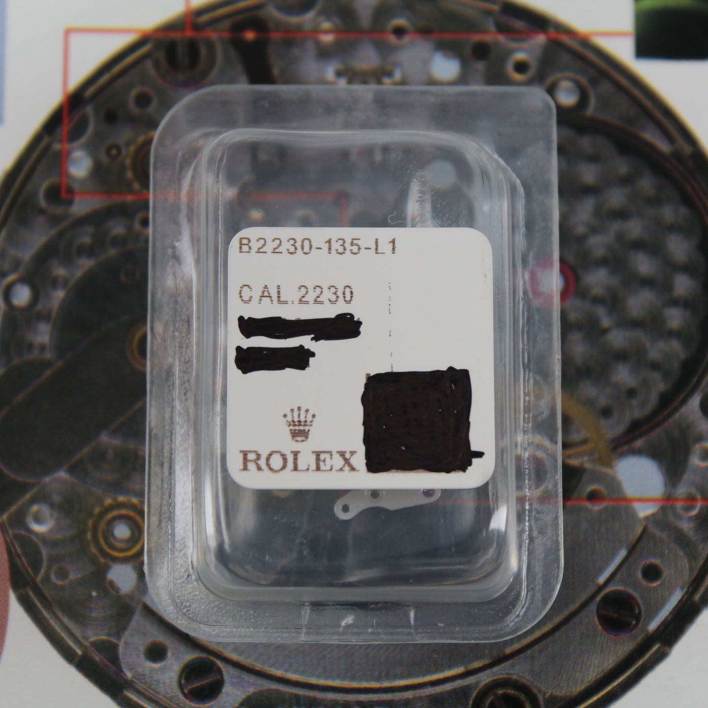 NEW Rolex 2230-135 Ponte Inferiore del Dispositivo Automatico Originale In Blister