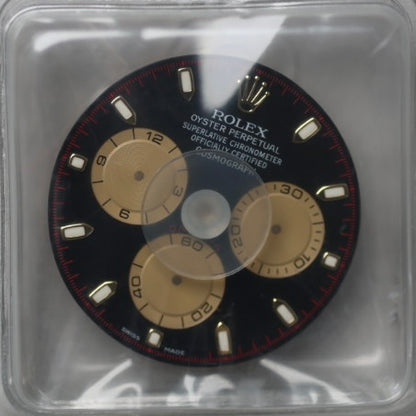 NEW Rolex Daytona 116503 116508 116518 116523 116528 Quadrante Nero Newman Luminova 4130 Nuovo in Blister