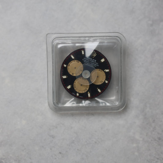 NEW Rolex Daytona 116503 116508 116518 116523 116528 Quadrante Nero Newman Luminova 4130 Nuovo in Blister