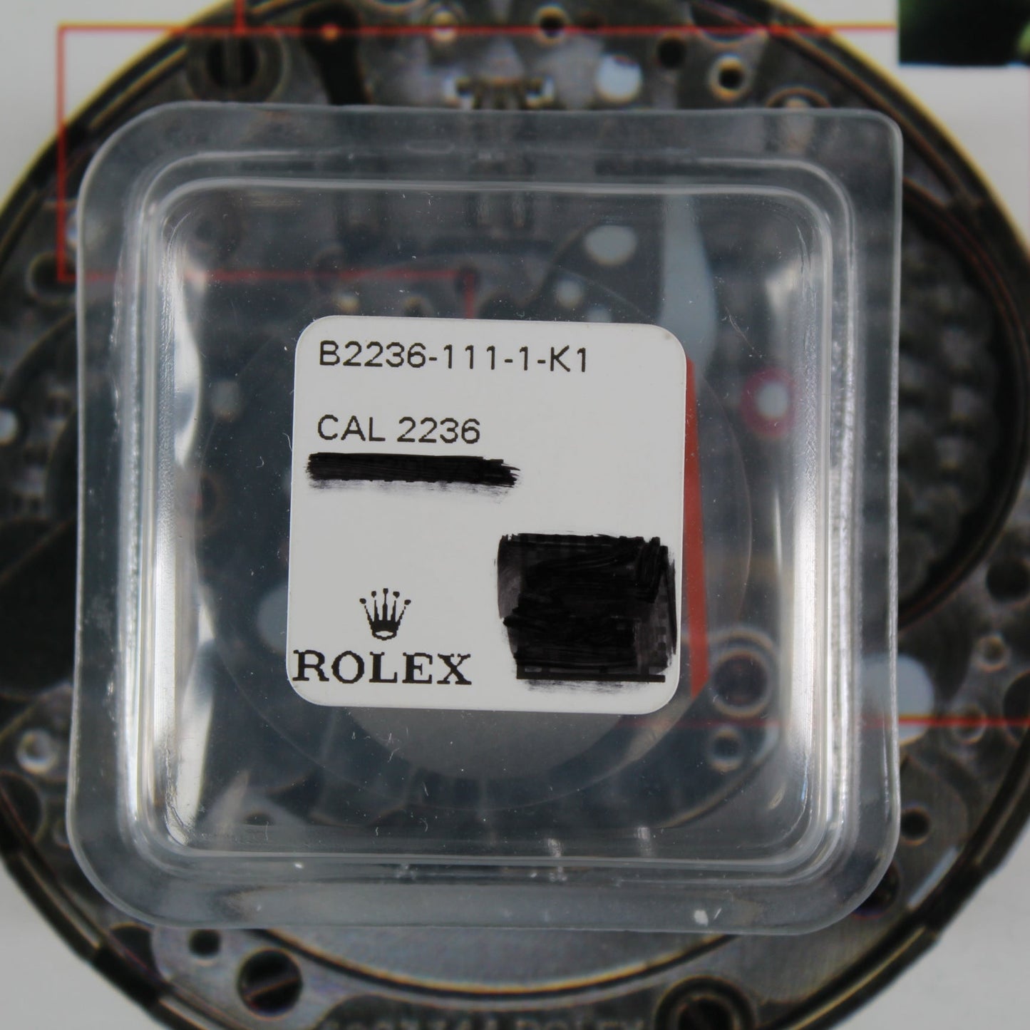 NEW Rolex 2236-111-1 Disco Data Bianco Originale In Blister