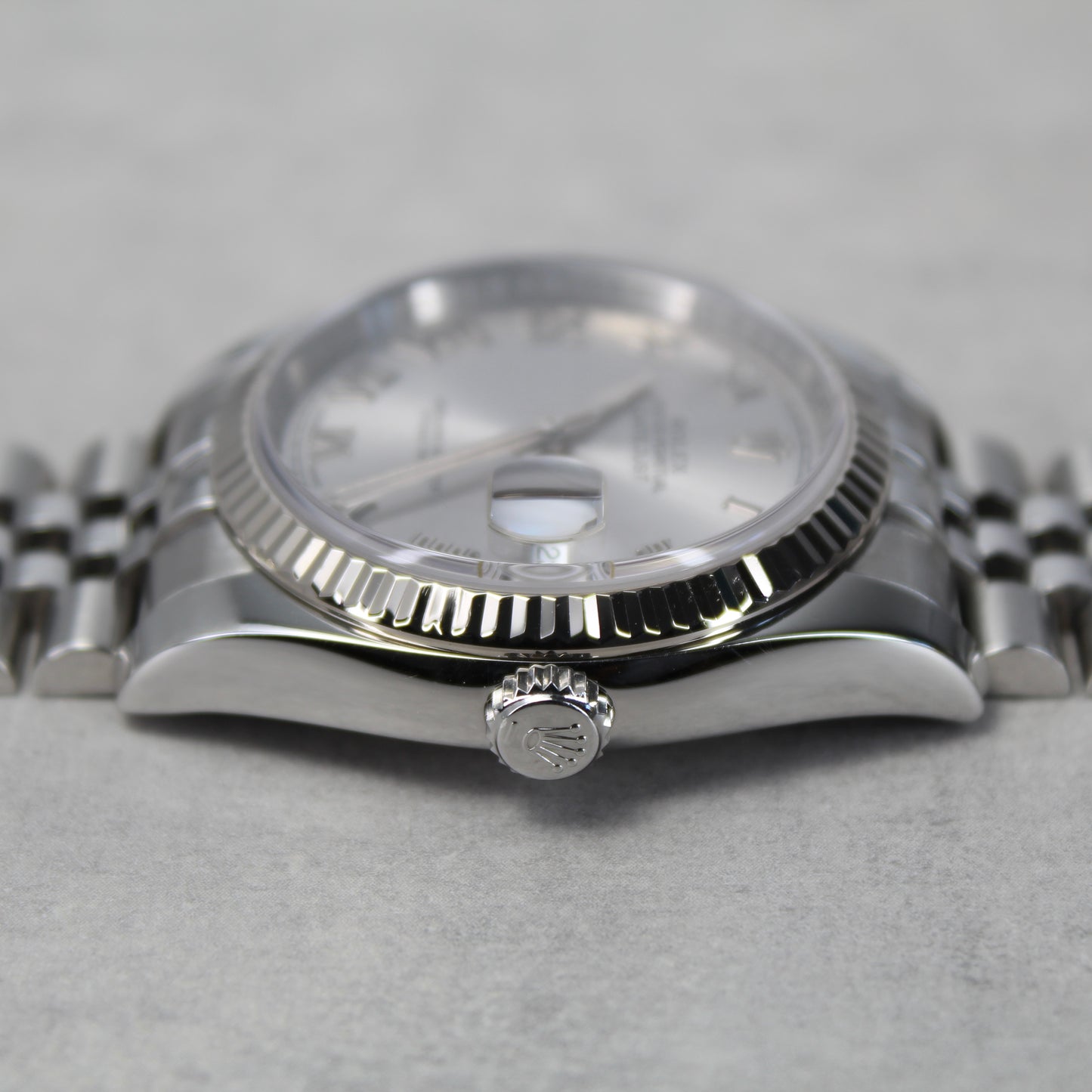 2017 Rolex Datejust 116234 - Super Jubilee Silver Roman Dial with Card