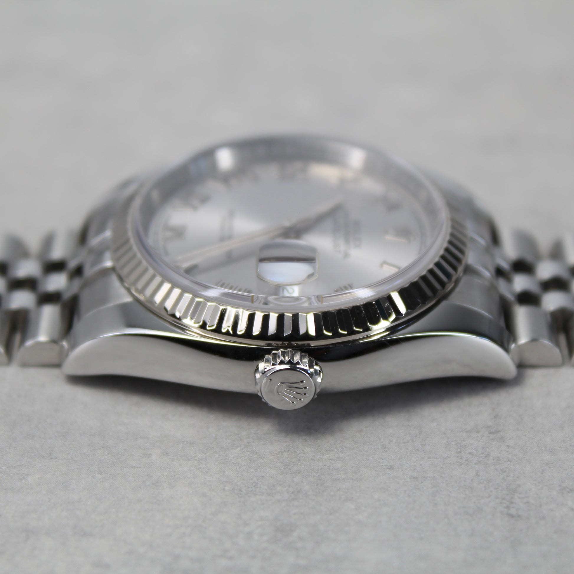 2017 Rolex Datejust 116234 - Super Jubilee Silver Roman Dial with Card