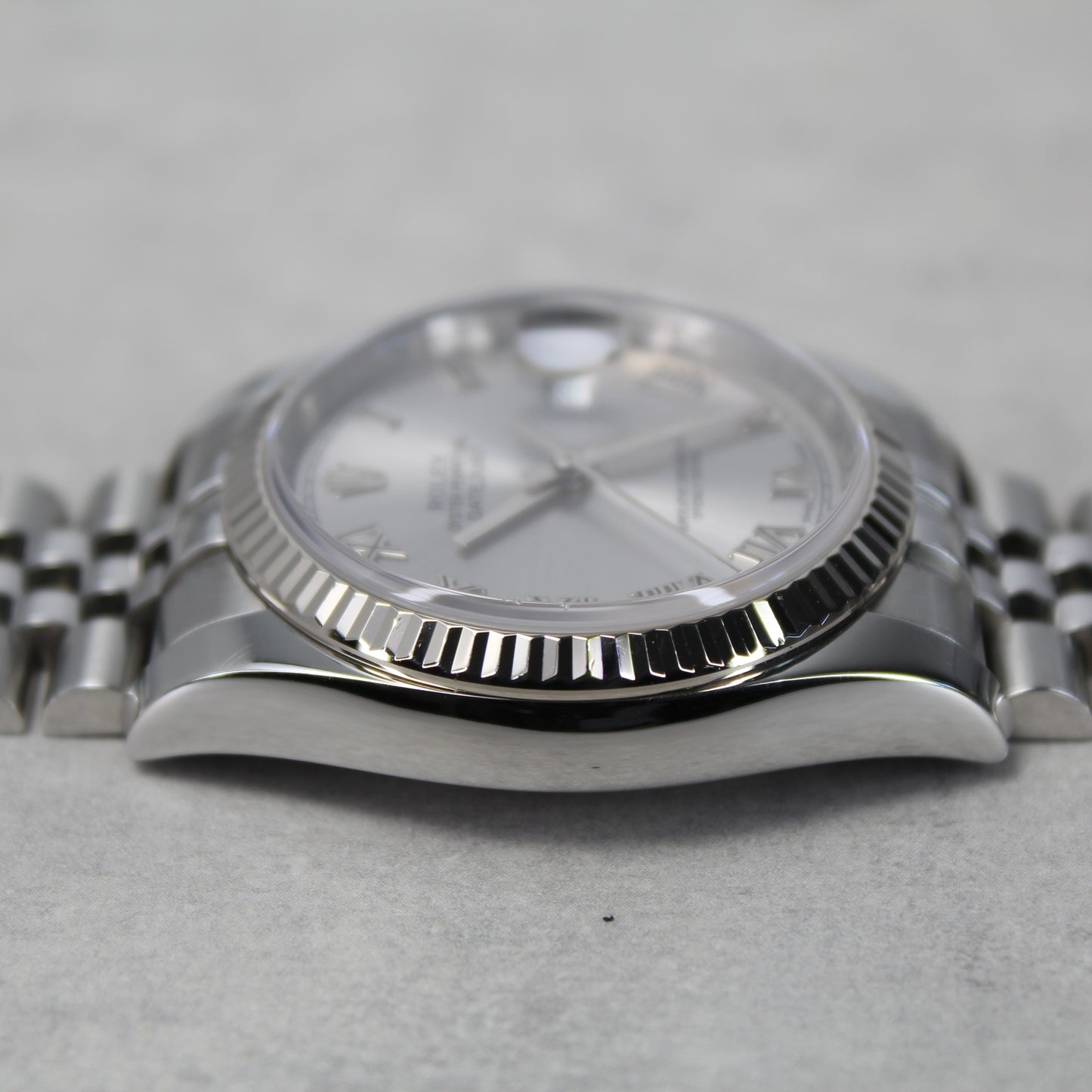 2017 Rolex Datejust 116234 - Super Jubilee Silver Roman Dial with Card