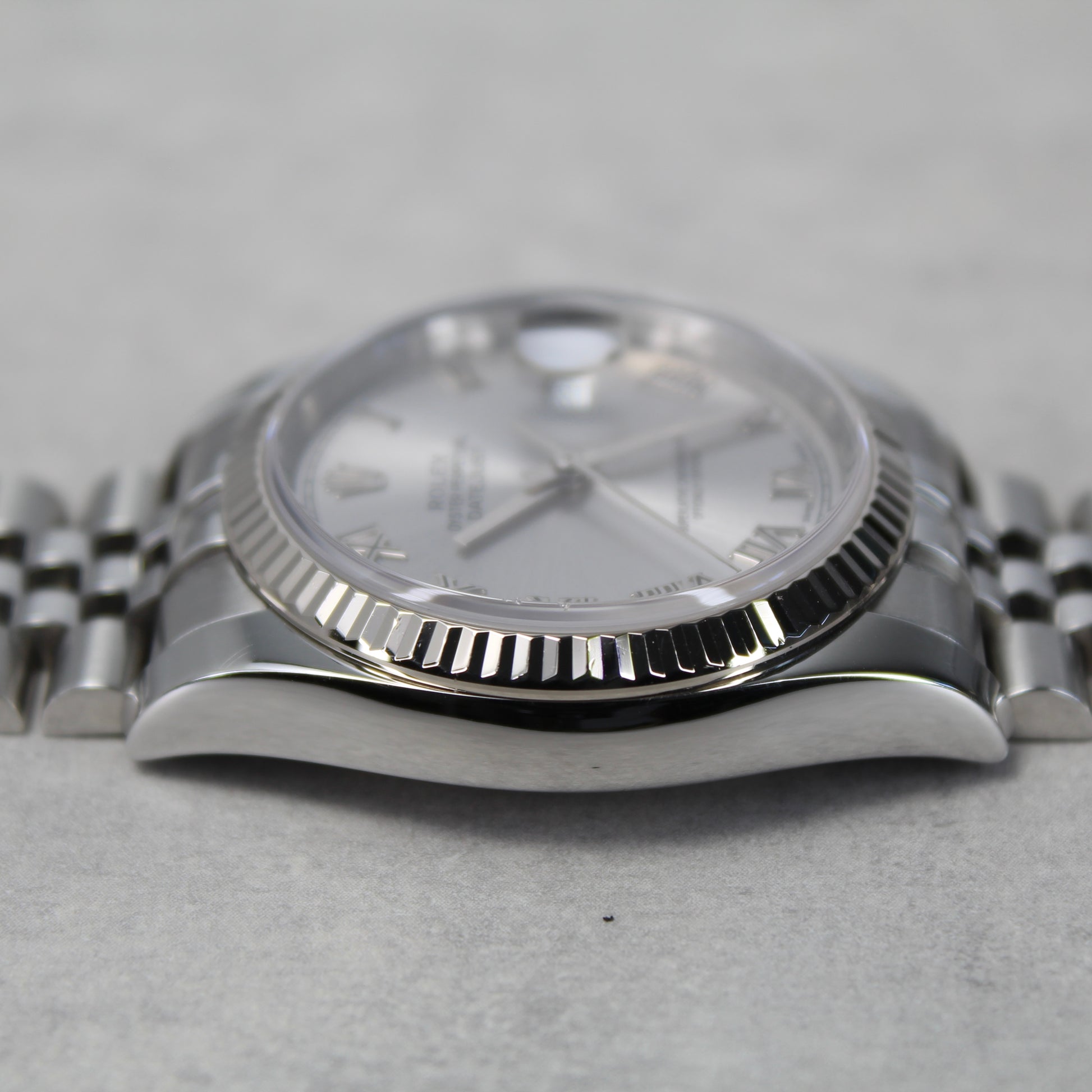 2017 Rolex Datejust 116234 - Super Jubilee Silver Roman Dial with Card