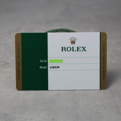 2017 Rolex Datejust 116234 - Super Jubilee Silver Roman Dial with Card