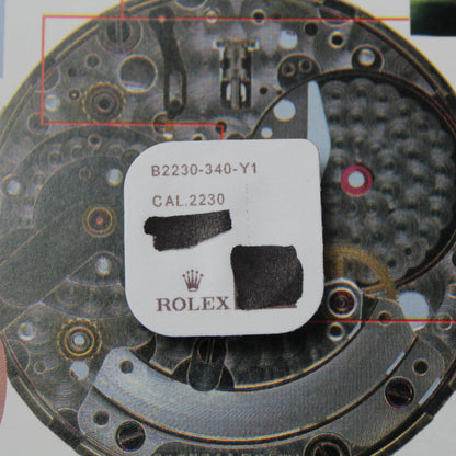 NEW Rolex 2230-340 Ruota Mediana/Terza Ruota Originale In Blister