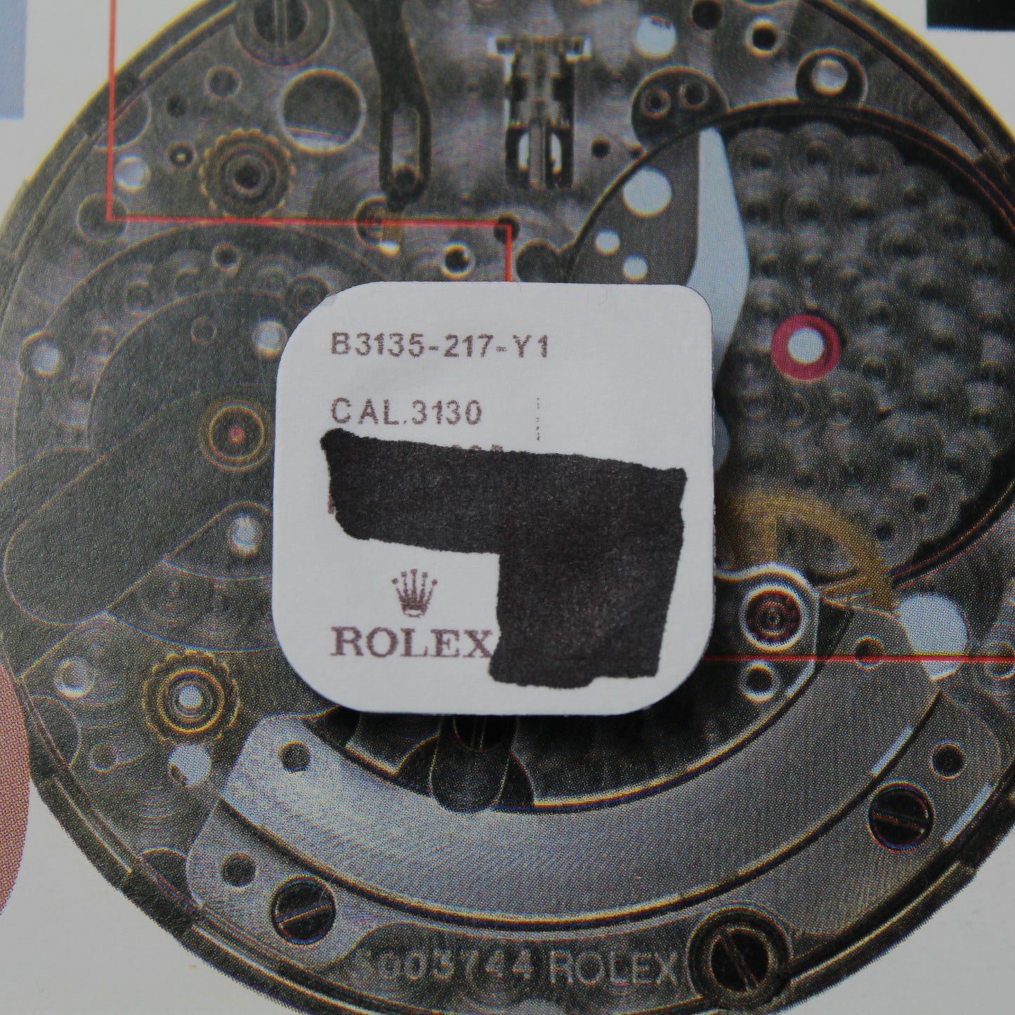 NEW Rolex 3135-217 Bascula del Ballerino Nuovo In Blister