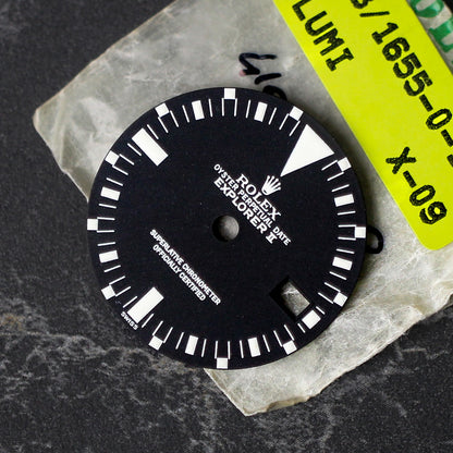 NEW Rolex 13-1655-0-10 Service Dial Explorer II Steve McQueen 1655 Quadrante Luminova