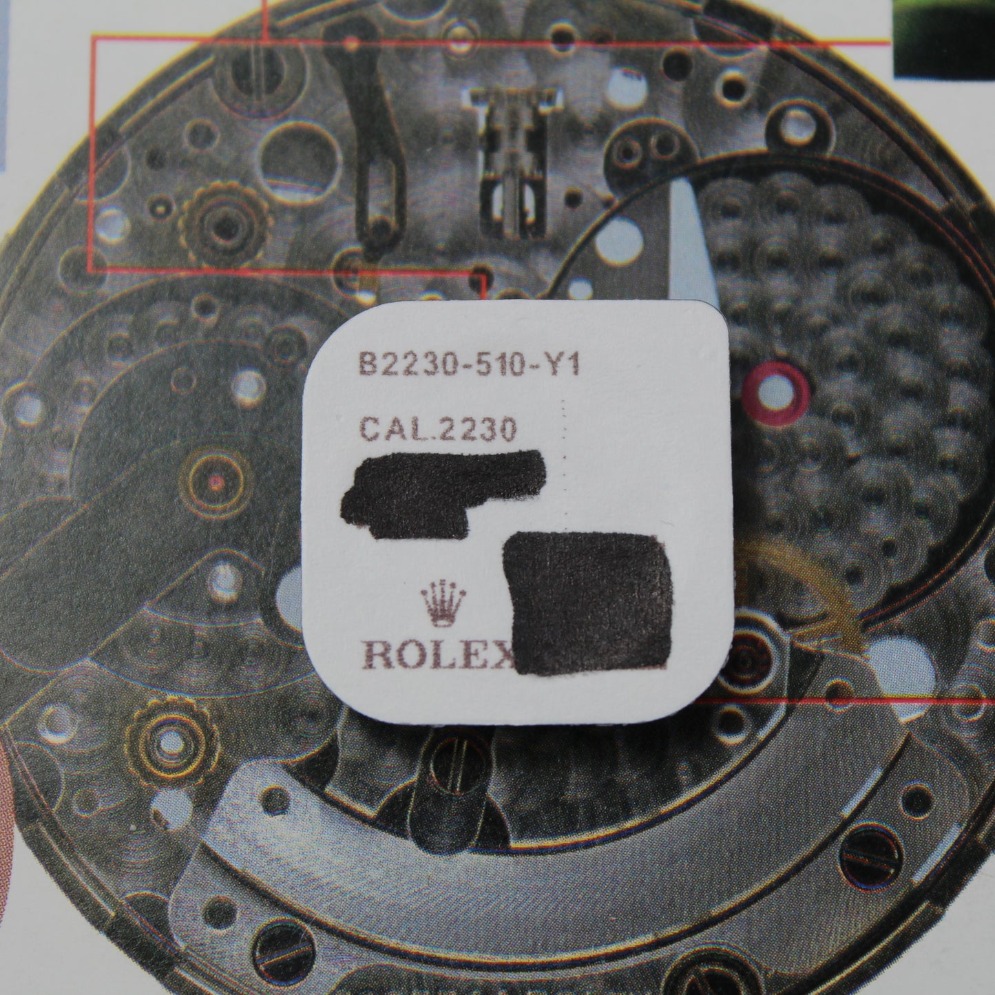NEW Rolex 2230-510 Ruota Conduttrice del Rocchetto Originale In Blister