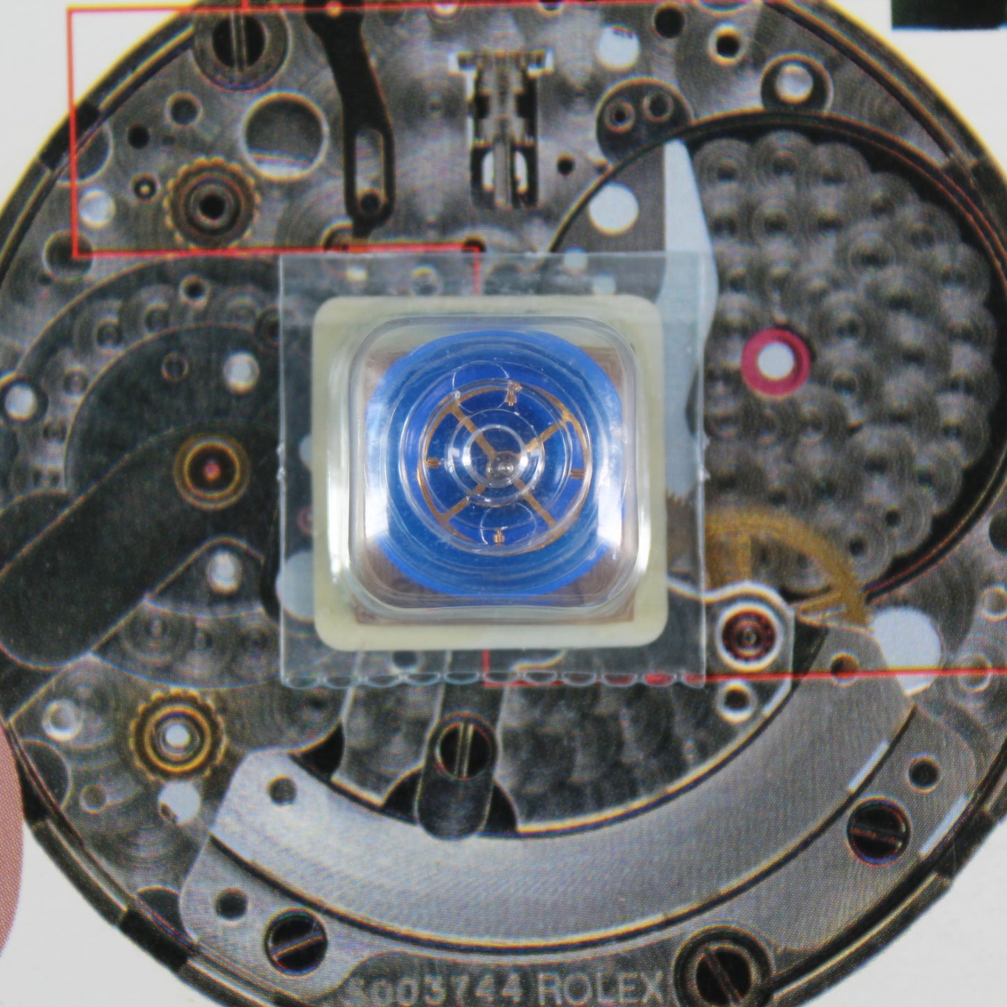 NEW Rolex 4130-432 Bilanciere con Spirale Breguet Nuovo In Blister
