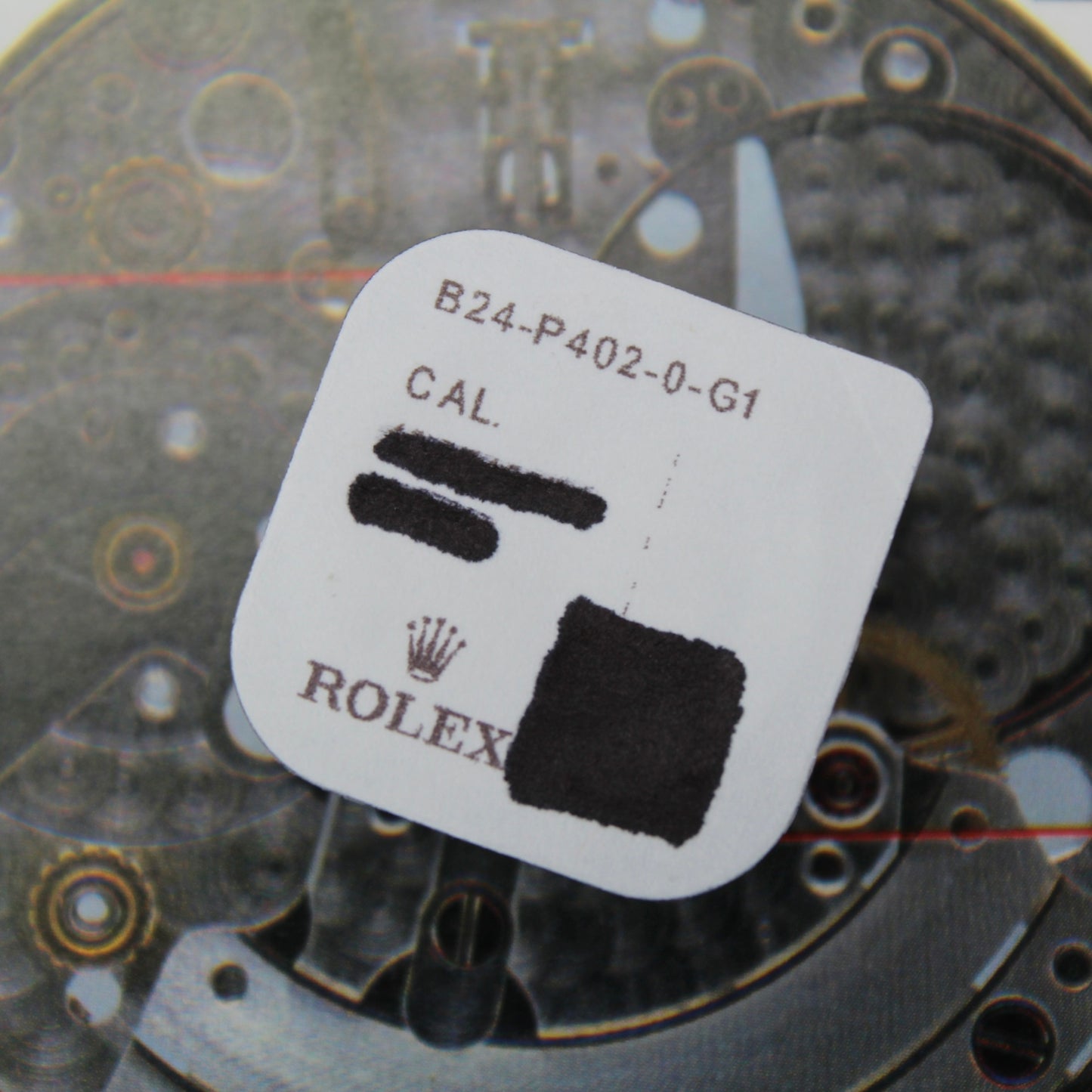 NEW Rolex 24-P402-0 Pulsante Acciaio Nuovo In Blister