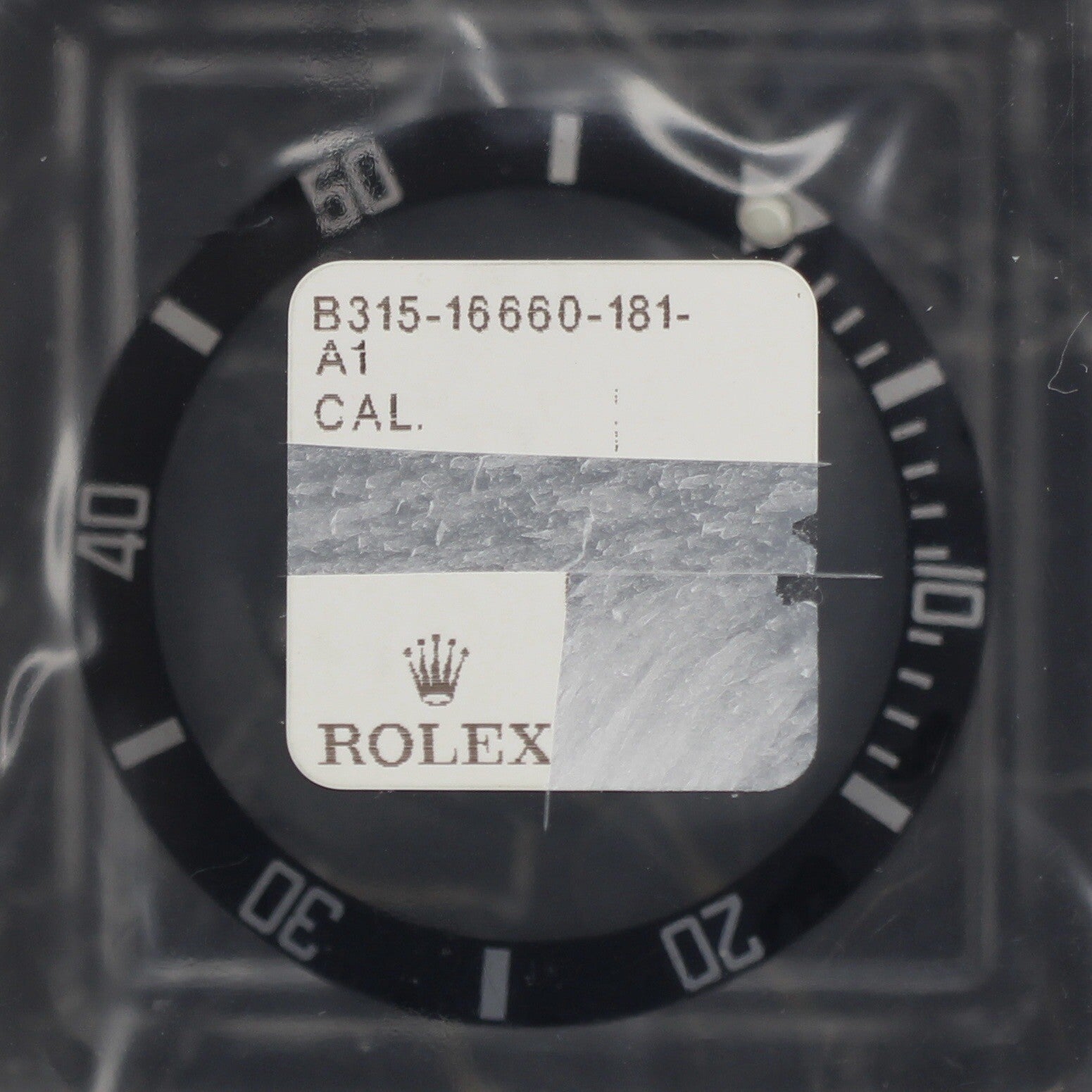 NEW Rolex 315-16660-181-A1 Inserto Ghiera Sea-Dweller 16600 16660 Originale