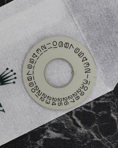 NEW Rolex 3055-5134-2 Day-Date Indicator Grey Datewheel Genuine Bianco Data 5055