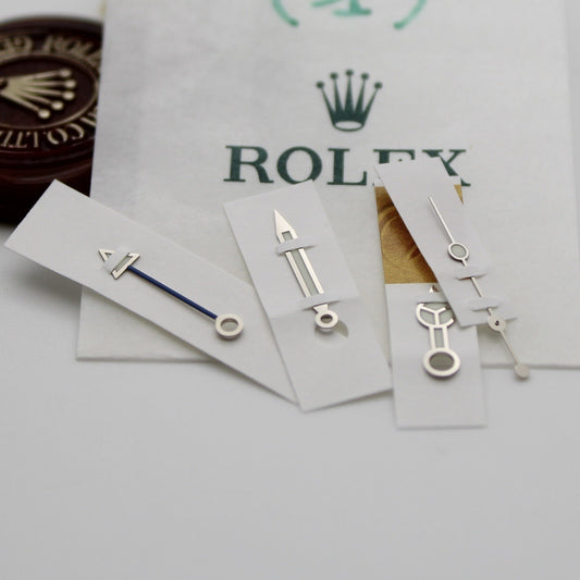 NEW Rolex GMT Master 116710BLNR Batman Chromalight Originali Set Lancette