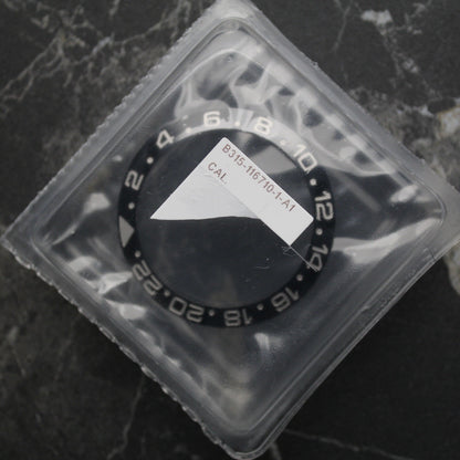 NEW Rolex 315-116710-1 Inserto Ghiera Ceramica GMT Master II 116710LN Blister