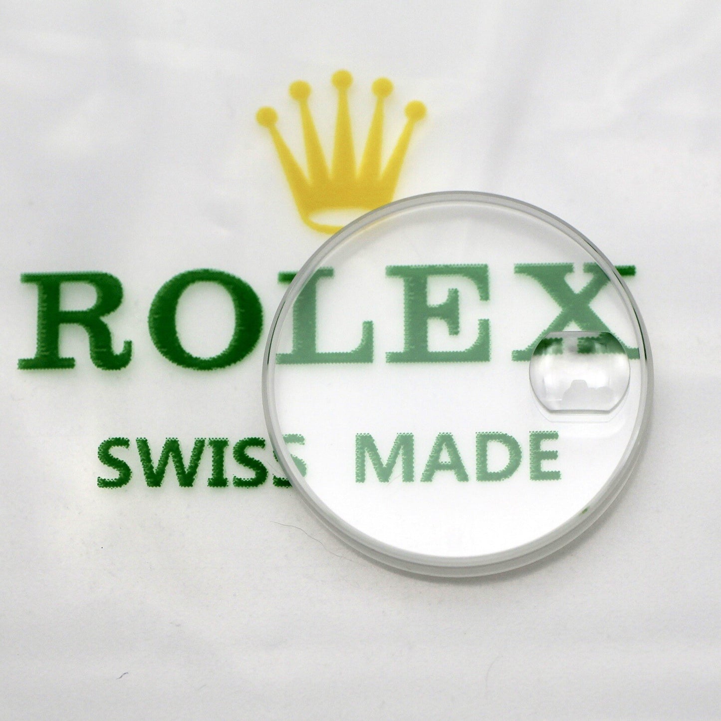 Rolex Sapphire Crystal 25- 206C Vetro Zaffiro LOGO Datejust Lady