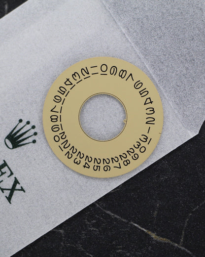 NEW Rolex 3055-5134-1 Champagne Day-Date Indicator Datewheel Genuine Data 5055