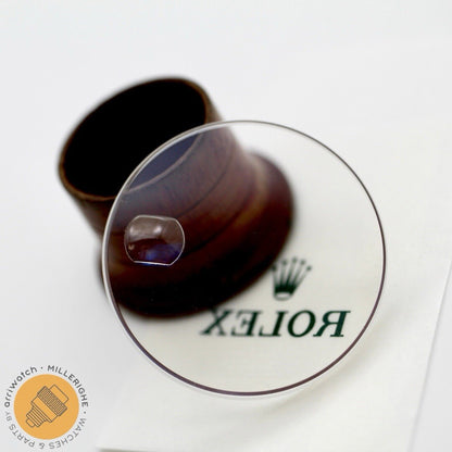 Rolex Vetro Zaffiro 25- 7042 GMT 126720 Sprite Mancino Cyclope 9H LOGO + AR